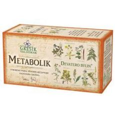 METABOLIK čaj 20 x 15g Devatero bylin Grešík