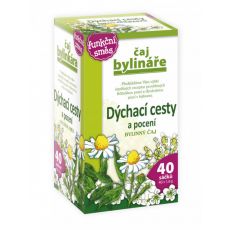 Čaj bylináře Dýchací cesty a pocení 40 x 1,6g Mediate