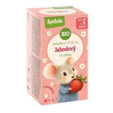 Apotheke BIO dětský pohádkový čaj Jahodový se šípkem 20x1,5g